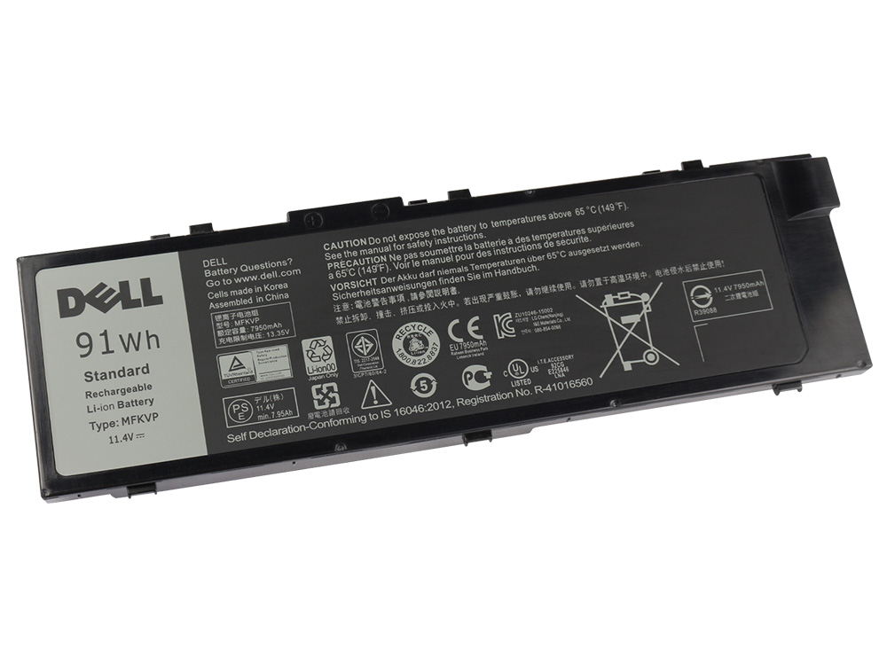 6 Zellen 91Wh Dell Precision M7710 P29E P29E001 Akku