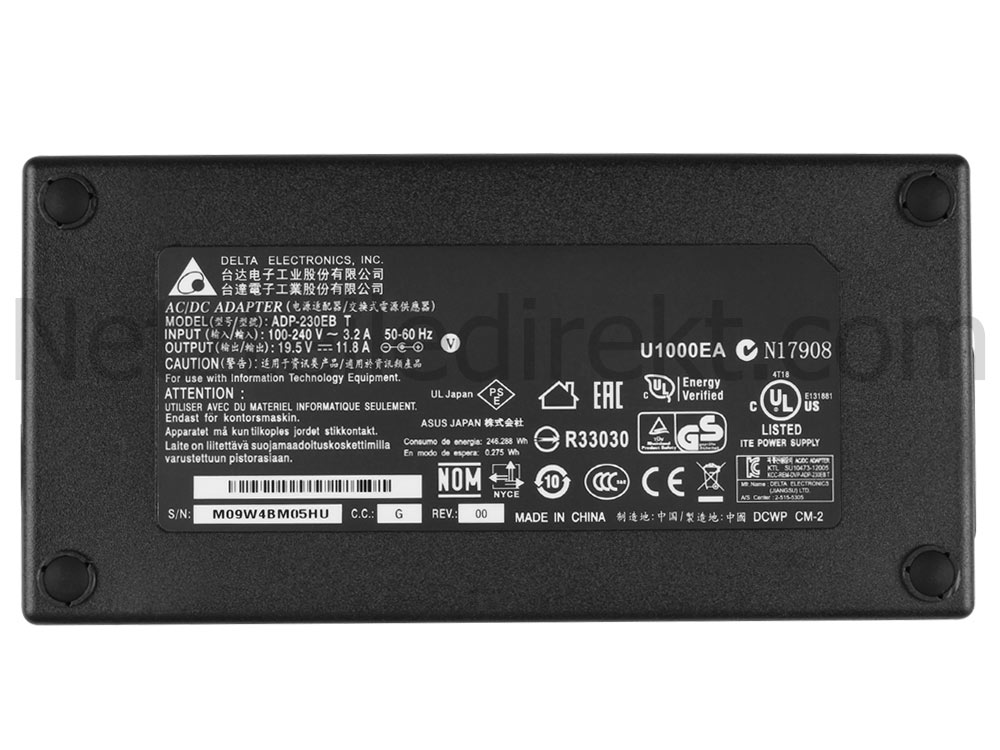 230W Slim Dell Alienware Area-51 D900 Aurora mALX Netzteil