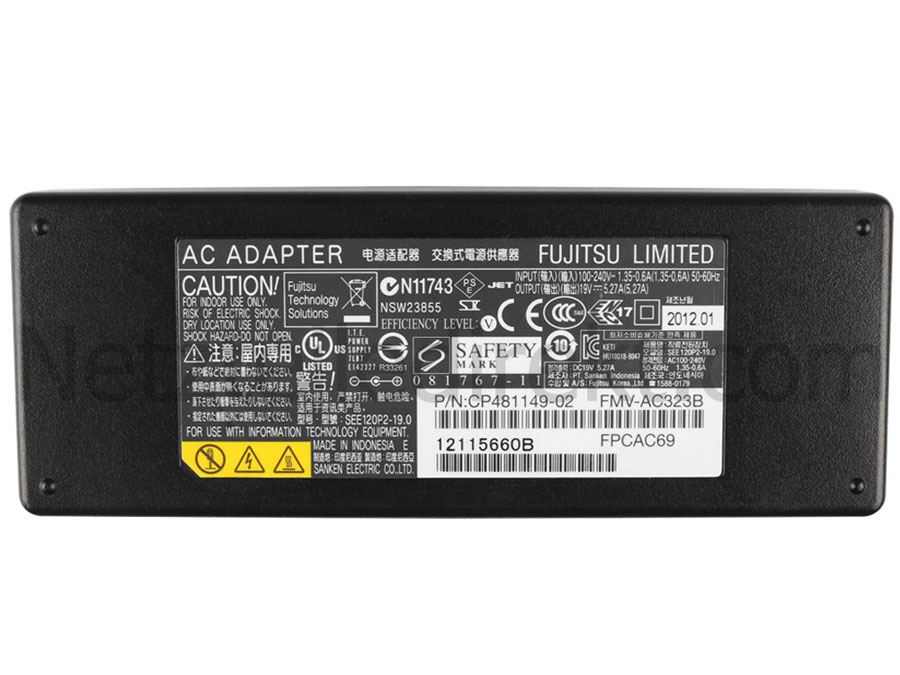 100W Fujitsu LIFEBOOK U772 E743 E733 E753 Netzteil