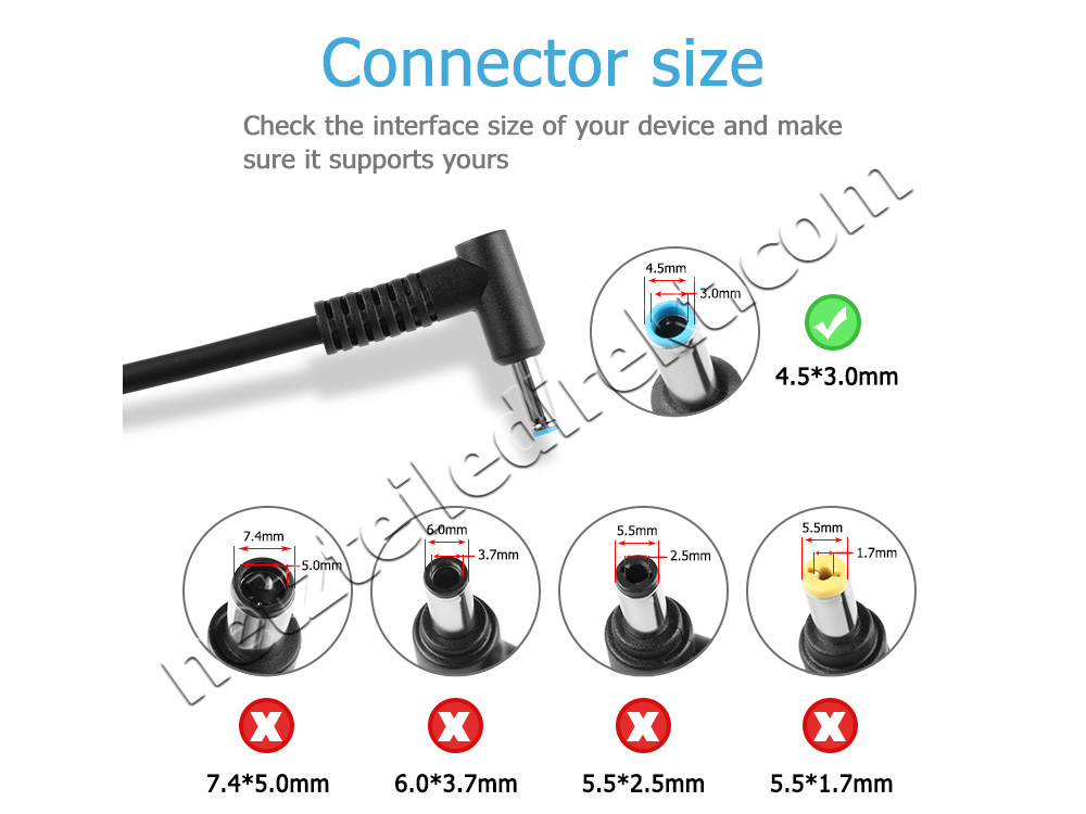 Original 65W Netzteil HP Notebook 15-bs045ng 2CN79EA + Frei Ladekabel - zum Schließen ins Bild klicken