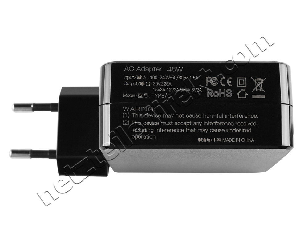 45W USB-C HP ProBook x360 435 G7 Netzteil Ladegerät + Frei Kabel