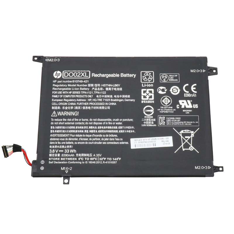 Original 8390mah 33Whr HP Pavilion x2 10t-n000 Akku