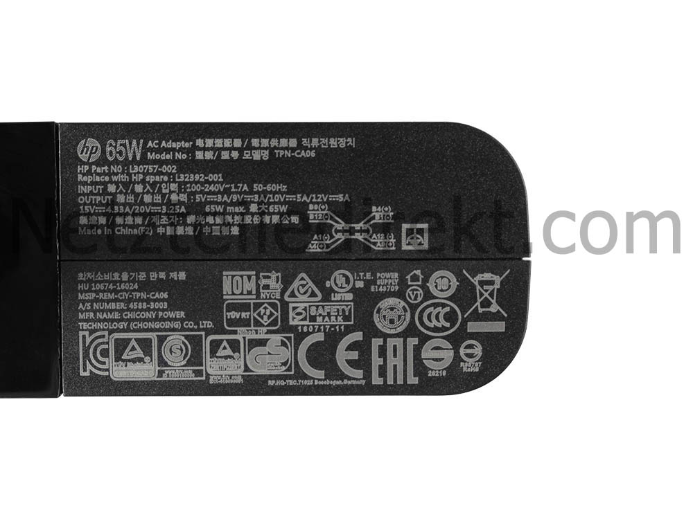 Original 65W USB-C HP EliteBook 860 G11 Netzteil Ladegerät