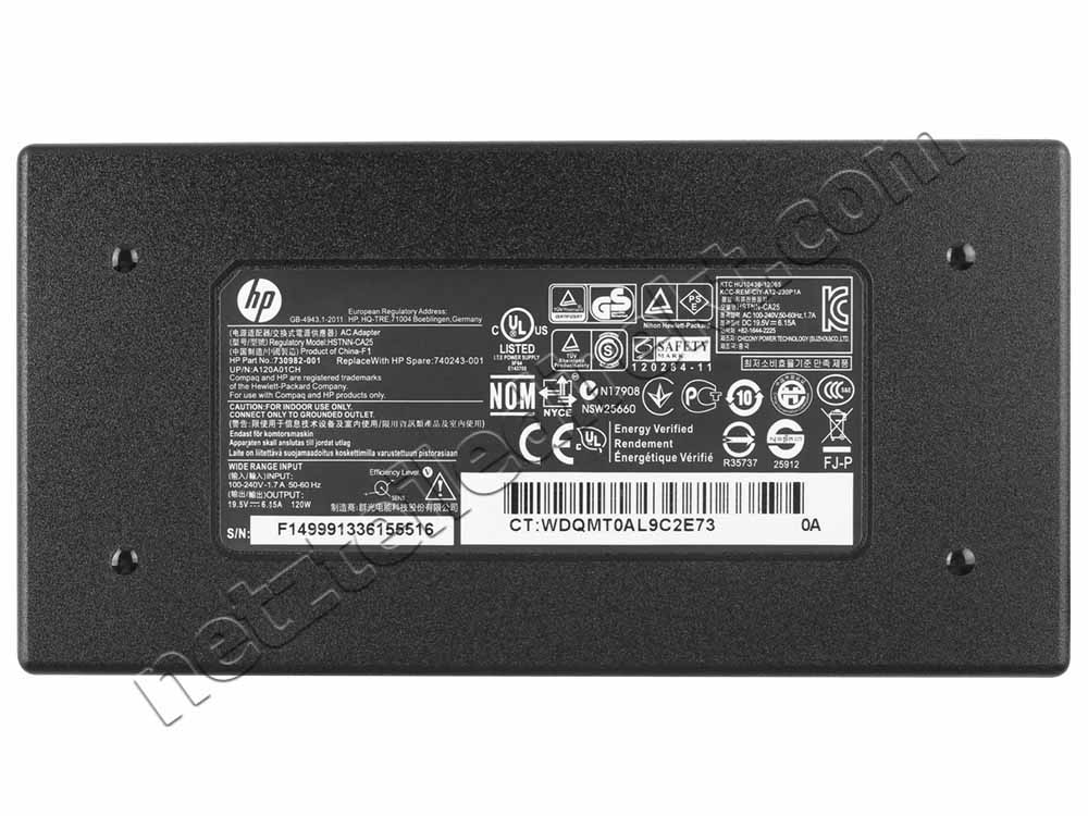 Original 120W Netzteil Ladegerät HP USB-C G5 Dock L64087-001