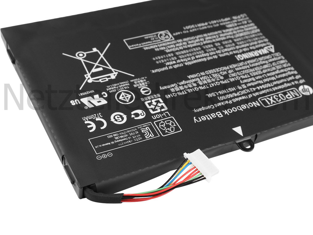 43Whr HP Envy 15-u100no x360 15-u110dx x360 Akku