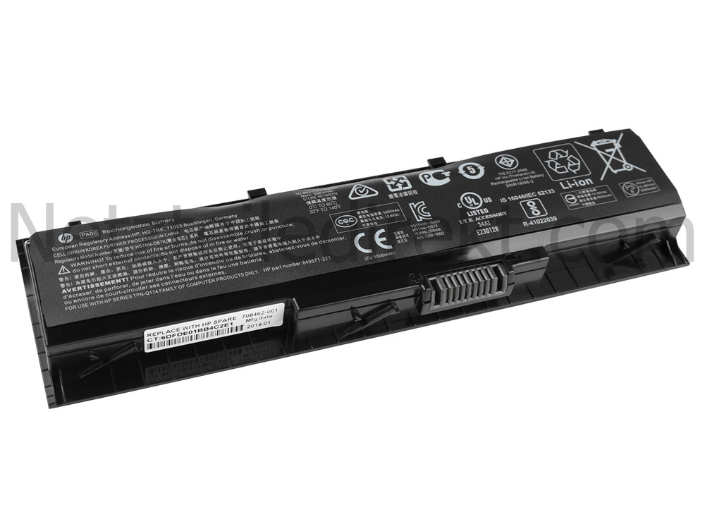 Original 5663mAh 62Wh 6 Zellen Akku HP PA06 PA06062 TPN-Q174