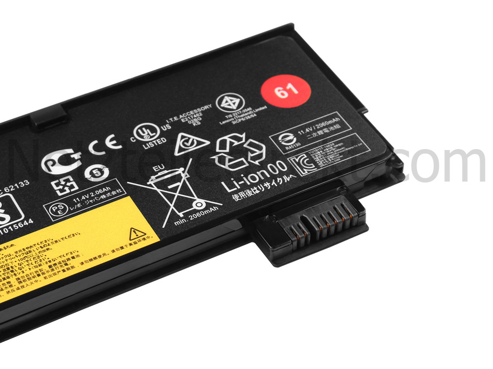 2100mAh 24Wh 3 Zellen Lenovo 4X50M08810 Akku