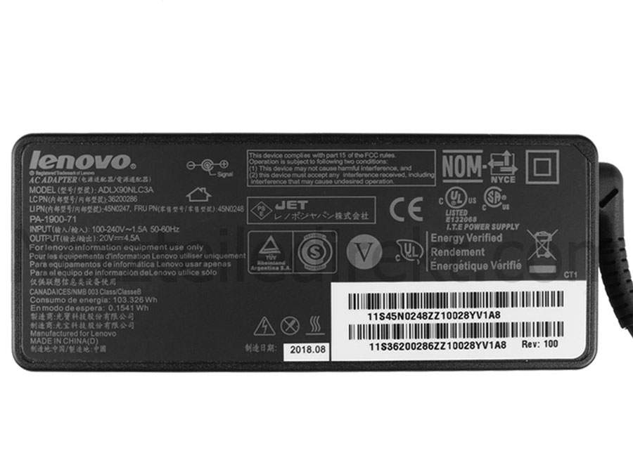 Original 90W Netzteil Lenovo ThinkPad Edge E335 3355 + Frei Ladekabel