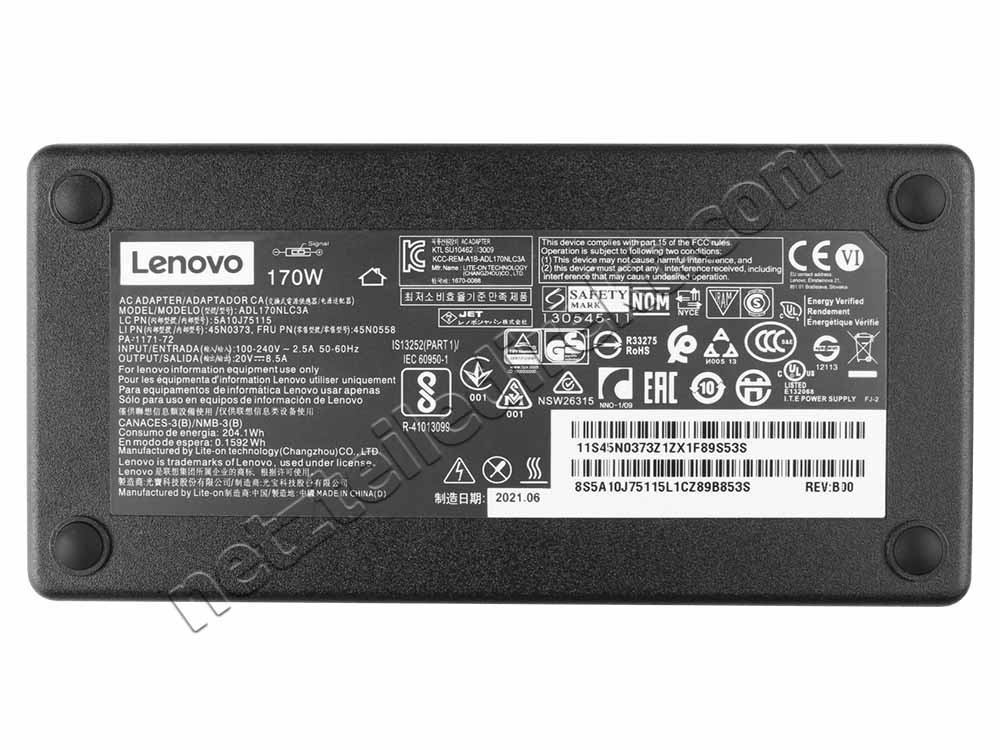 170W Lenovo IdeaPad Y500 9541-2VU 59359554 59371972 Netzteil