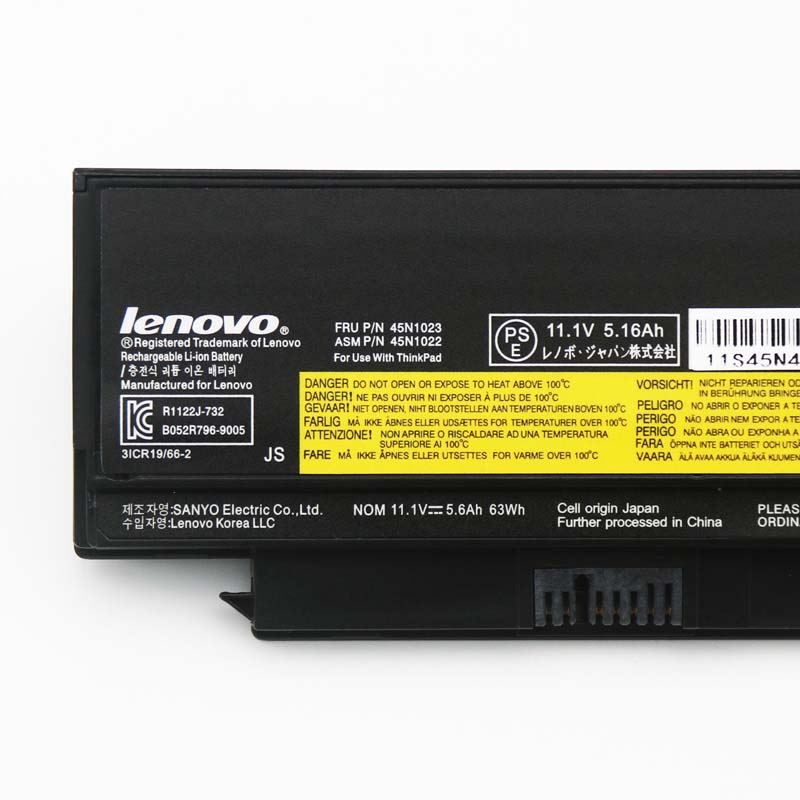 Original 5600mAh 63Wh 6-Zellen Lenovo ThinkPad x230 4ZC Akku