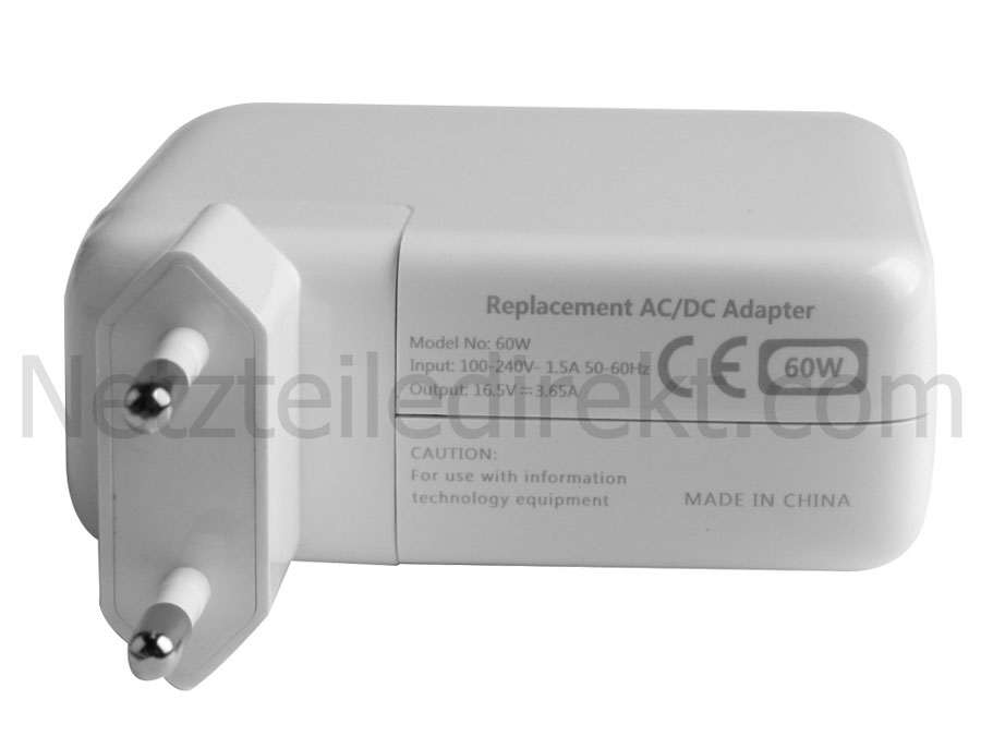 60w Apple A1502 Magsafe 2 Netzteil Ladegerät