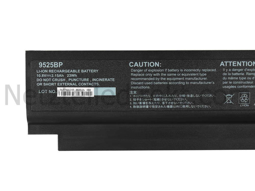 2150mAh 23Wh 3 Zellen Medion Akoya E5218 MD 98120 MD98120 Akku