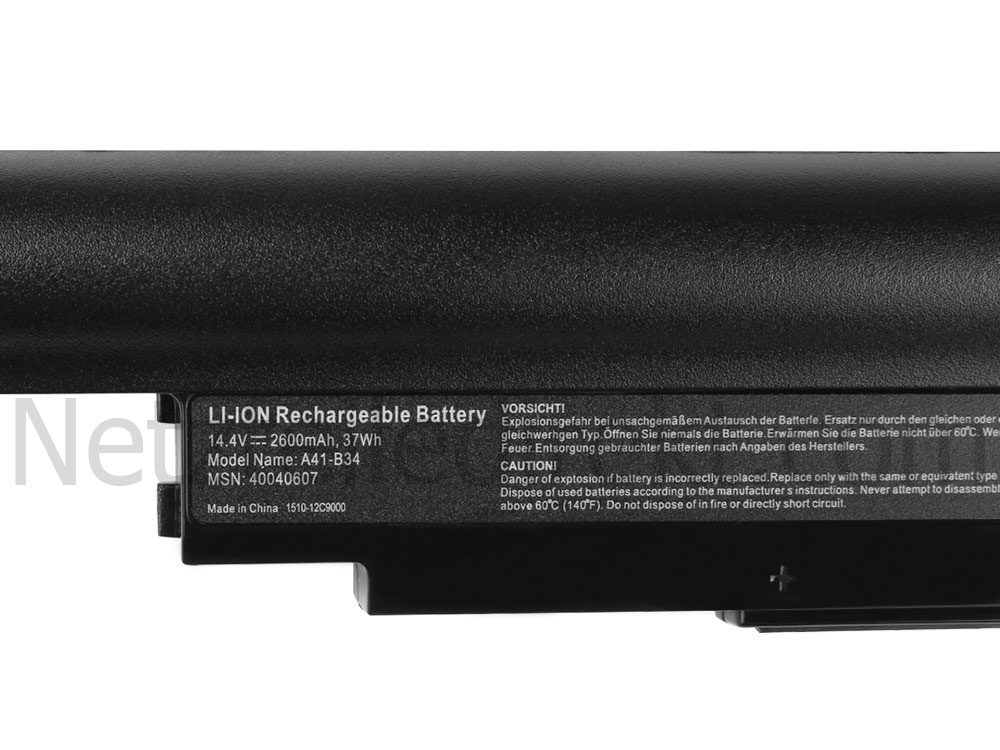Original 4 Zellen Medion Akoya P6647 MD 98564 MD98564 Akku