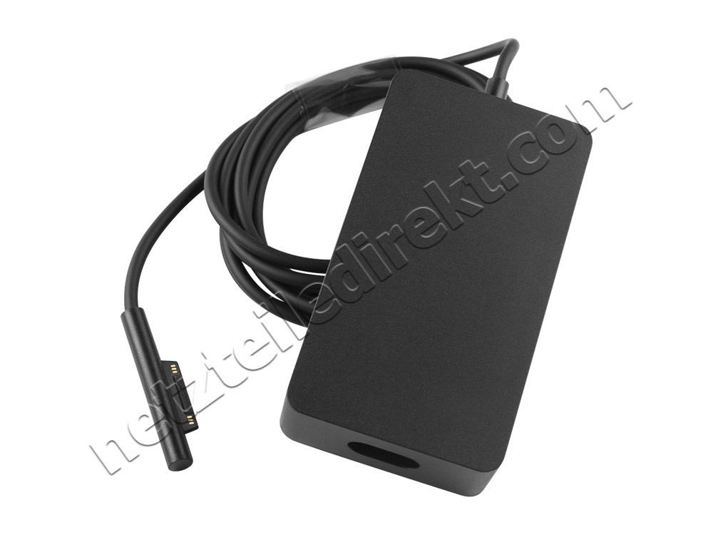 Original 44w Microsoft Surface Pro 4 7AX-00003 Netzteil Ladegerät