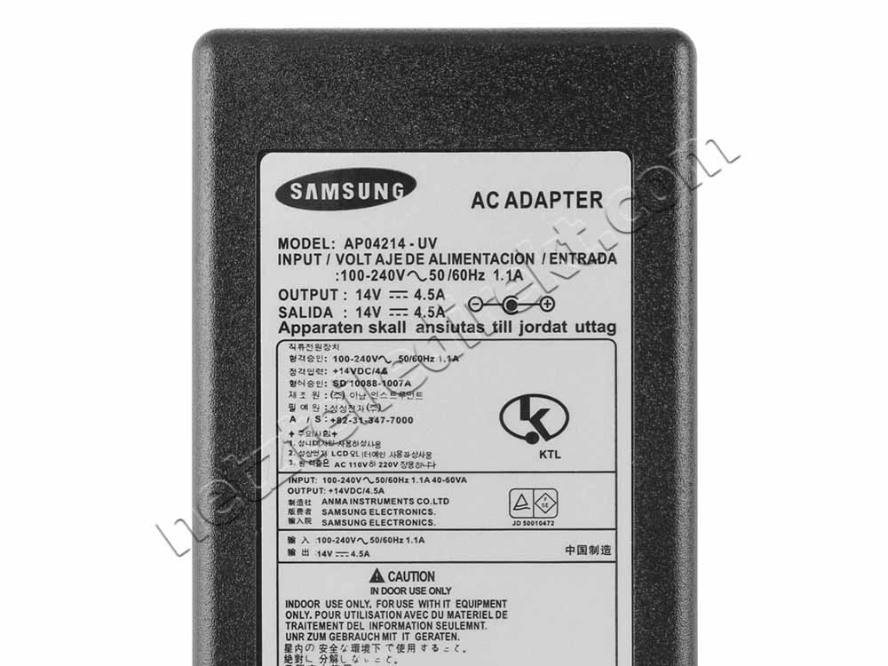 14V 4.5A 63W Samsung TC240 TS240C LF24NSBTBN/XY Notebook Netzteil