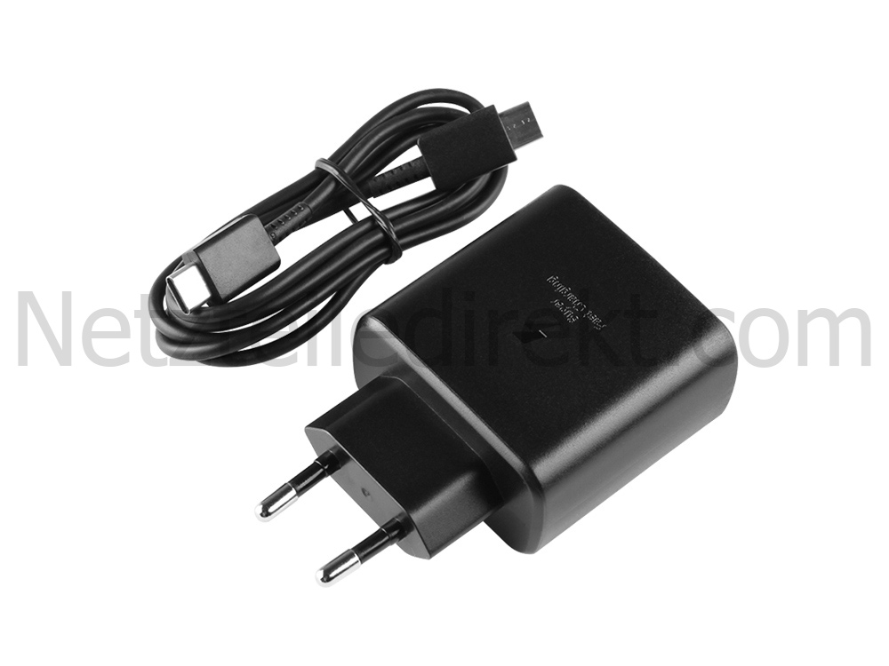 45W USB-C Netzteil Ladegerät Samsung Galaxy Tab S8 Plus SM-X800