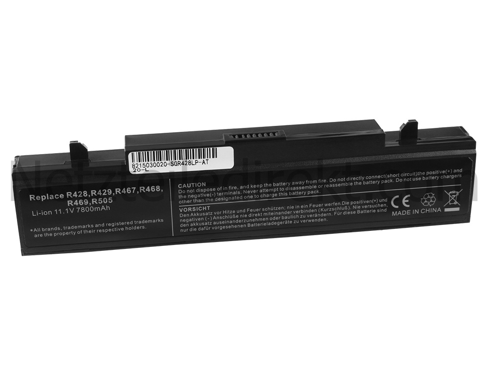 7800Mah Samsung NP-R519-JA04DE NP-R519-JS01DE Akku