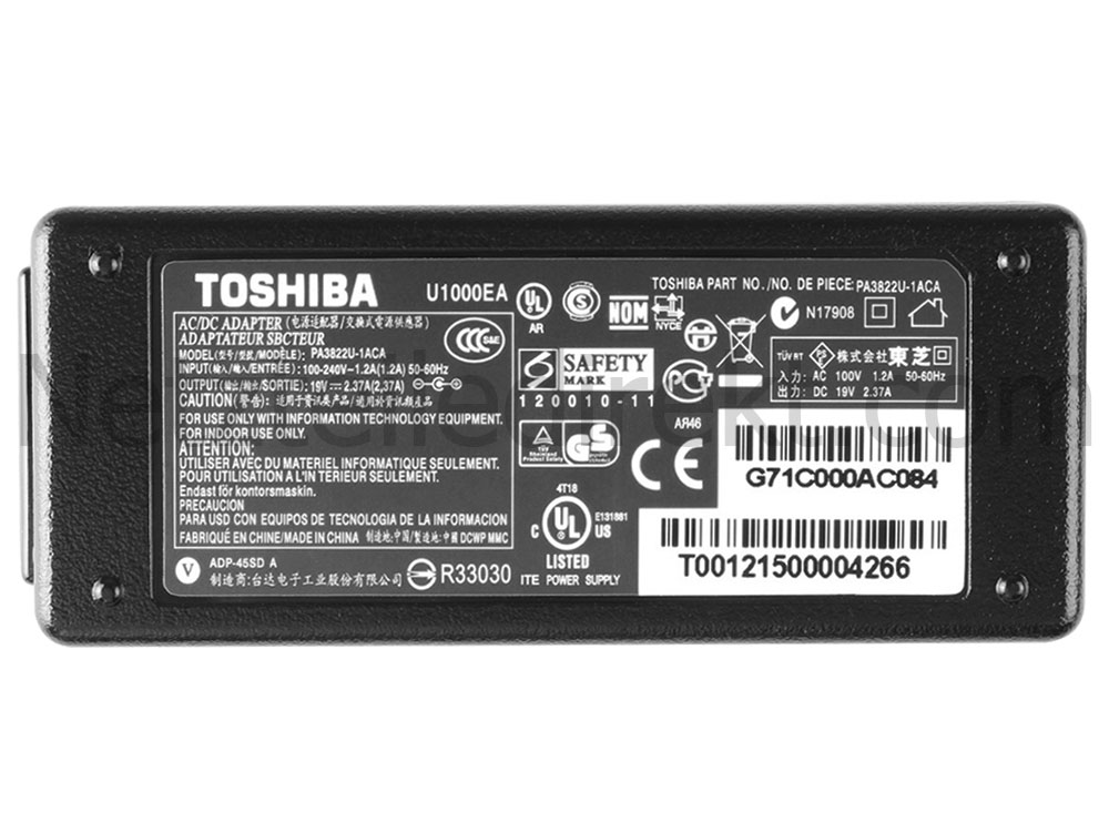 45W Toshiba Satellite C70D C70D-A-108 C70D-A-111 C70D-A-114 Netzteil