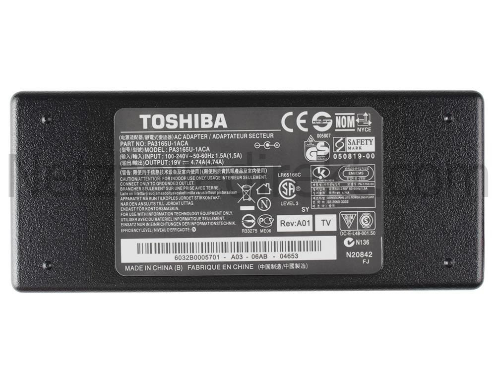 90W Toshiba Portege R30-A-139 R30-A-13C Netzteil