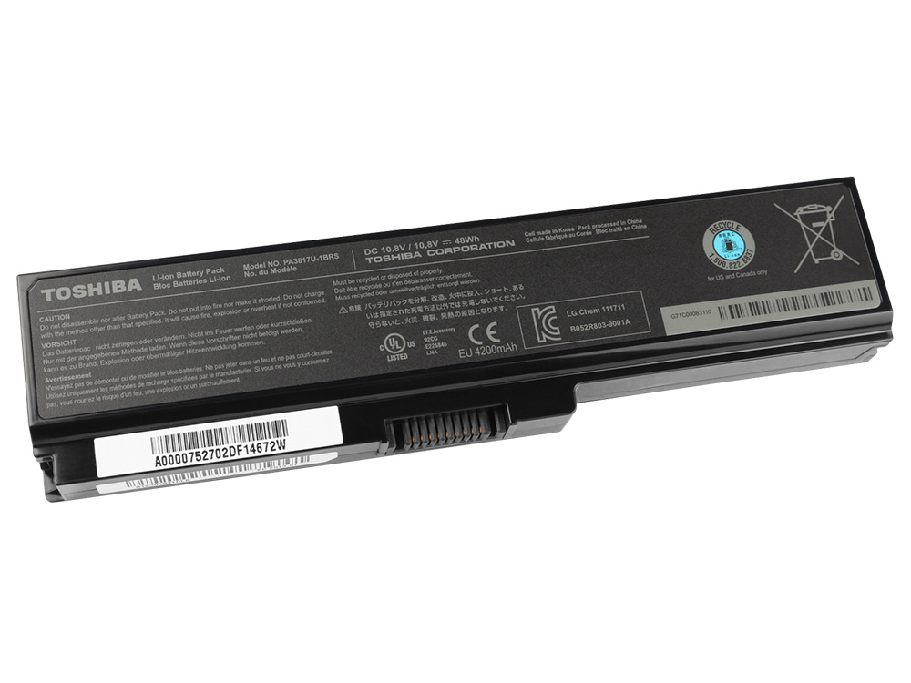 6 Zellen Toshiba PA3635U-1BAS PA3635U-1BRM PA3635U-1BRS Akku