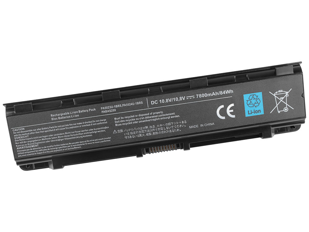 7800mah Toshiba PA5026U-1BRS PA5027U-1BRS PABAS259 Akku