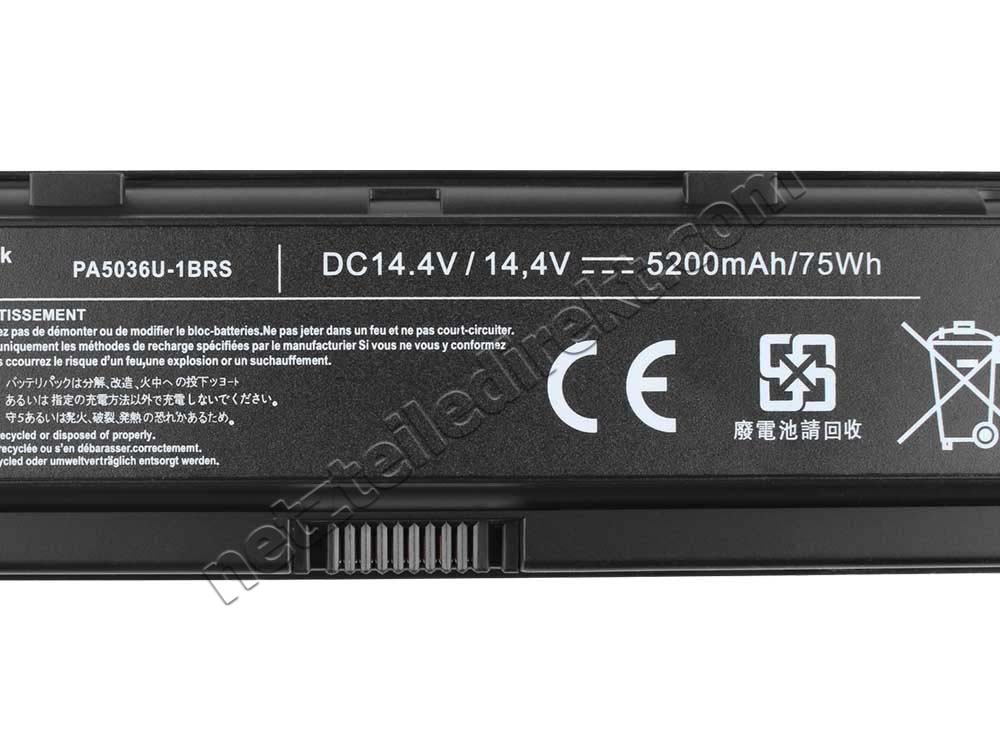 5200mAh 75Wh Toshiba Qosmio X70-A-K2S X70-A-13D Akku