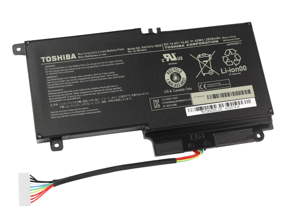 Original 45Whr 2800mAh Toshiba Satellite P50-B-11L P50-BST2GX1 Akku