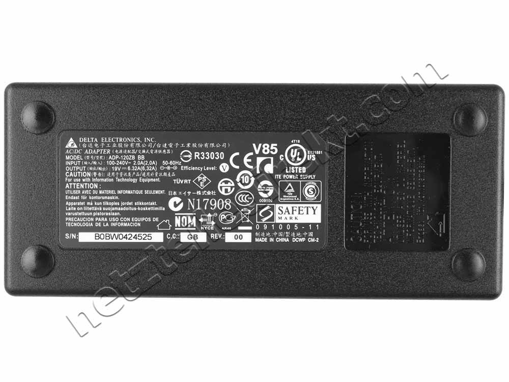 Original 120w Acer Aspire 7750G-2418G50Mnkk Netzteil Ladegerät