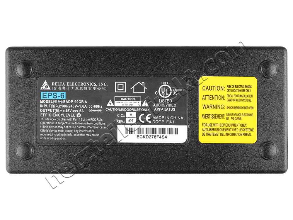 15V 6A 90W Panasonic CF-R7 CF-T1 CF-T2 CF-T4 Notebook Netzteil